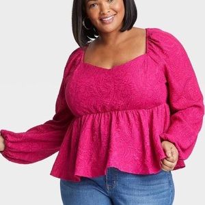 Womens Ava and Viv plus size blouse